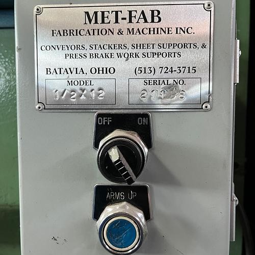 1/2" x 12' Cincinnati #500HSX12, hydraulic power squaring shear, 48" front operated power back gauge, 15 - Image 7