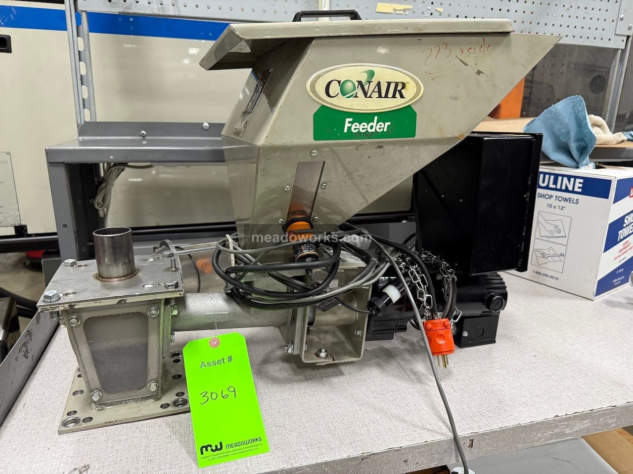 Conair #BFS, Auger Feeder, timed cycle control, 3/8" diameter x 3/8" pitch auger - Image 3