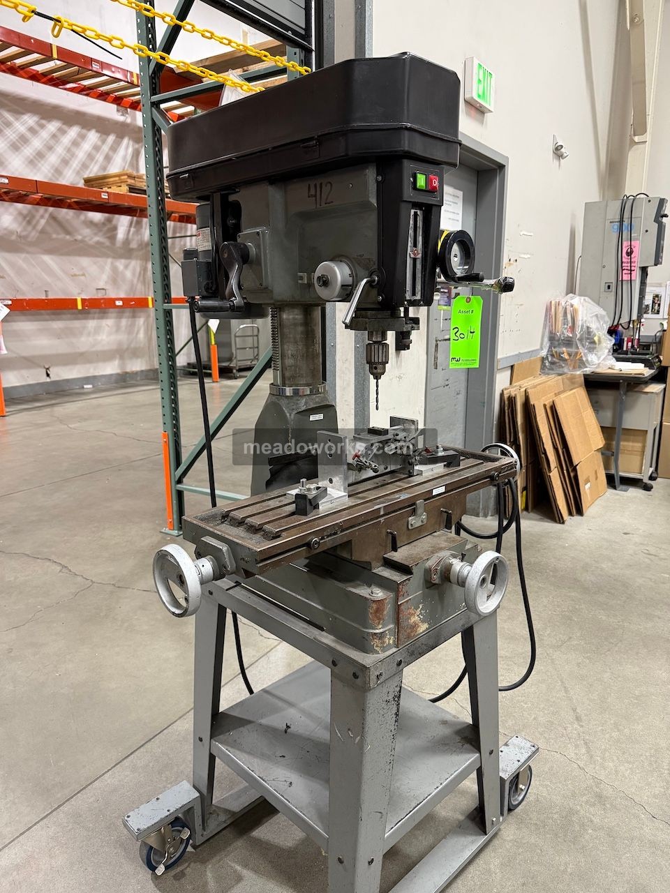 Dayton #6K828S, Floor Drill Presses, cross-slide tables, 1.5 HP, 1725 RPM, 115 V. - Image 1