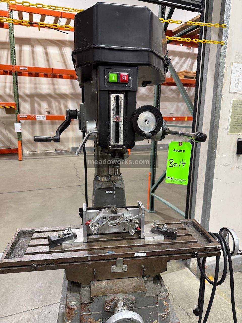 Dayton #6K828S, Floor Drill Presses, cross-slide tables, 1.5 HP, 1725 RPM, 115 V. - Image 2