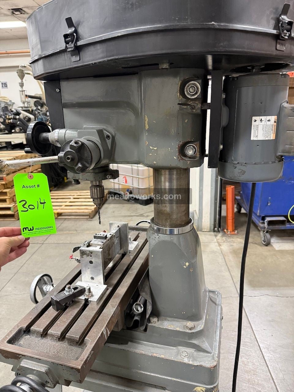 Dayton #6K828S, Floor Drill Presses, cross-slide tables, 1.5 HP, 1725 RPM, 115 V. - Image 7