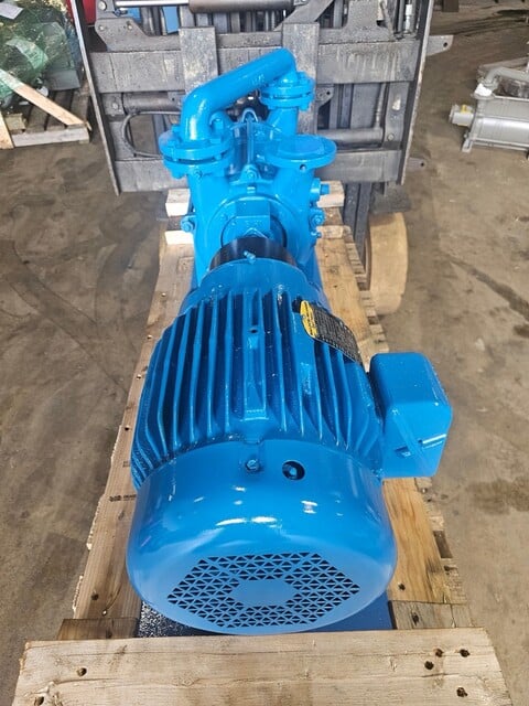 Sihi #LPHY-45317, Liquid Ring Vacuum Pump System, Stainless Steel, plated, 10 HP Baldor motor, 1760 RPM - Image 5
