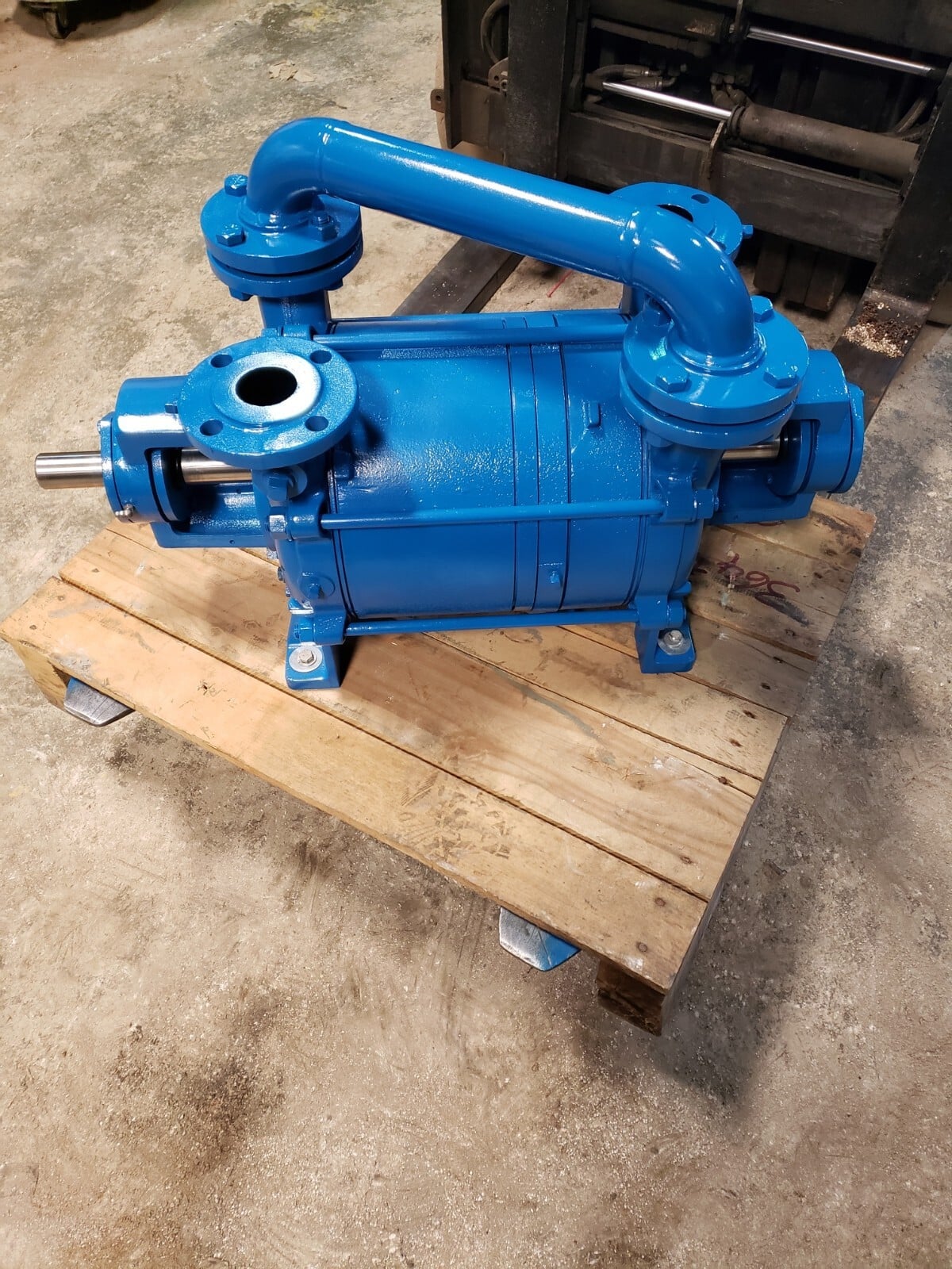 225 CFM, Sihi #LPH-55312-ABAAA0A, Liquid Ring Vacuum Pump, Carbon Steel, 29" HgV, new (2 available) - Image 1