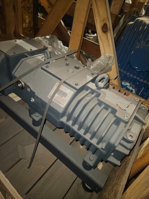 180 CFM, Busch #NC-0250-A-LL6-000B, Vacuum Pump, 3600 RPM, 0.075 Torr, pump only, new - Image 1