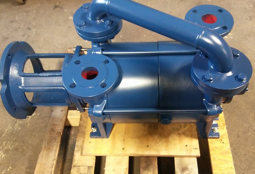 120 CFM, Travaini #50-340, Liquid Ring Vacuum Pump, 10 HP, 29" HgV (2 available) - Image 1
