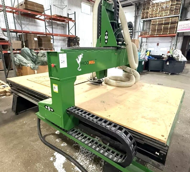 Streamline Automation #FrogMill-3D, 4-Axis CNC Router, 124" x 64" vacuum table, 26" Z stroke, 16" under - Image 6