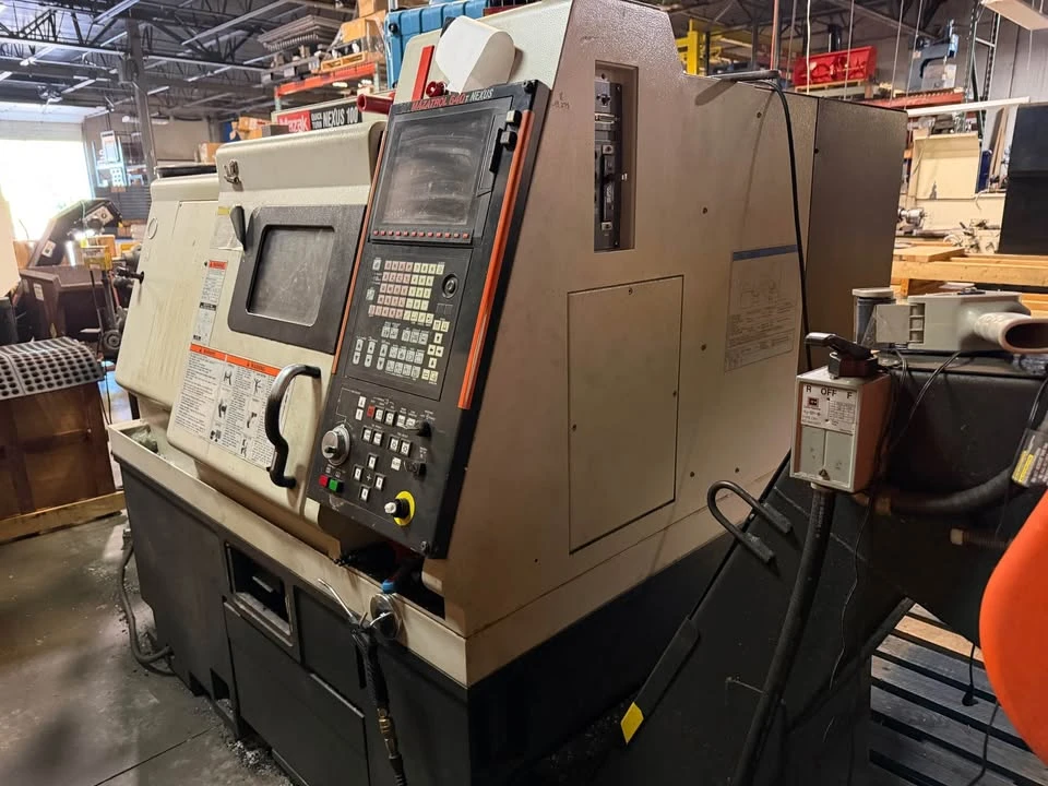 Mazak #Quick-Turn-Nexus-100, 2-Axis CNC Lathe, 21.6" swing, 24" machining length, 11" turning diameter, 6" - Image 3