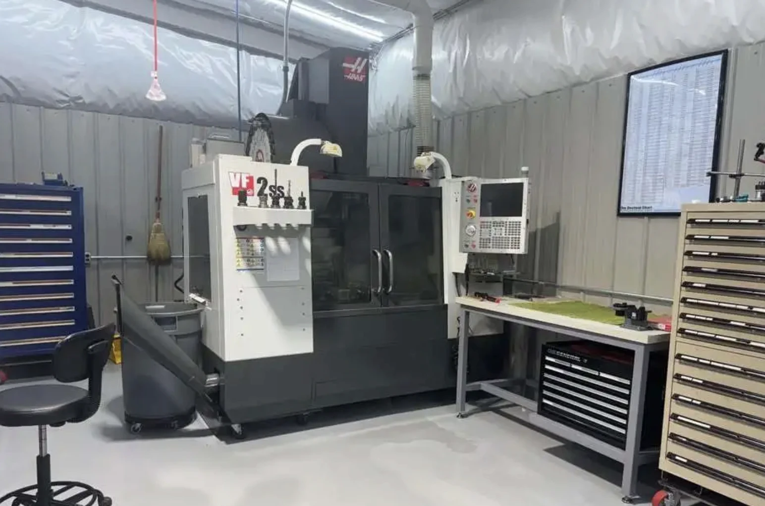 Haas #VF-2SS, CNC Vertical Machining Center, 30" X, 16" Y, 20" Z, 36" x 14" table, 30 HP, 12,000 RPM, 24 - Image 1