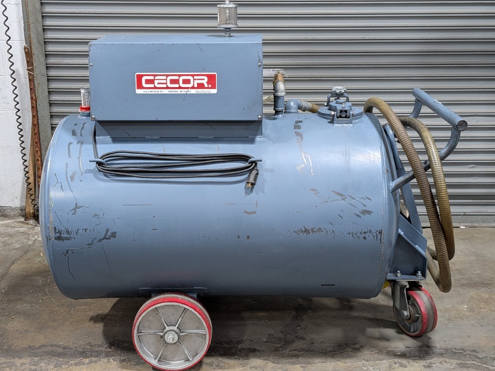 Cecor #DE10-140PT, Coolant Dispenser, 140 gallon portable tank, electric pump - Image 3