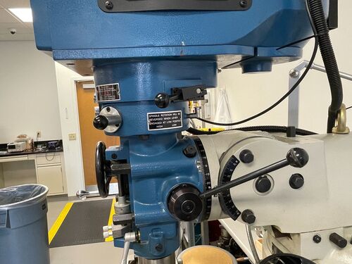 Baileigh #VM-949-3, vertical mill, 9" x 49" table, 28.5" X, 12" Y, 18" Z, 16" knee, 3 HP, 4200 RPM, NST40 - Image 9