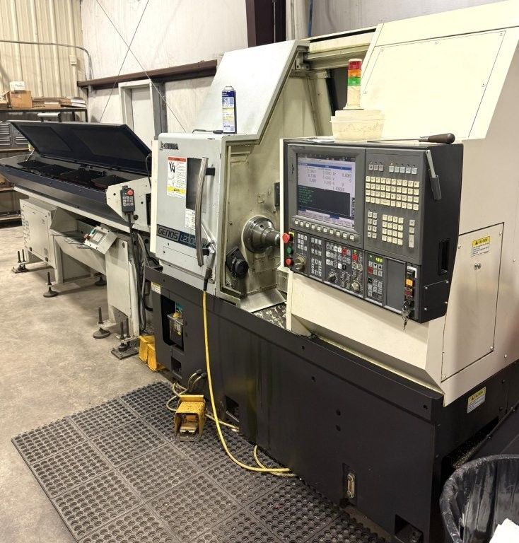 Okuma #Genos-L200E-MY, CNC lathe, 7.87" diameter x 14.96" L max, 1.7" bar, 2.6" bore, 15 HP, 4500 RPM, 12 - Image 1