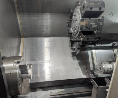 Haas #ST-28Y, CNC lathe, 11.75" diameter x 22.5" L, 12" chuck, 4" bore, 40 HP, 3200 RPM, Y-axis, live - Image 4