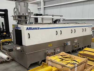 Alliance #Aquamaster-CB-2400E, 3 stage pass thru parts washer, 24" width belt x 24" tunnel H, 48" wash, 24" - Image 3
