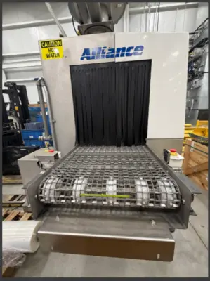 Alliance #Aquamaster-CB-2400E, 3 stage pass thru parts washer, 24" width belt x 24" tunnel H, 48" wash, 24" - Image 4