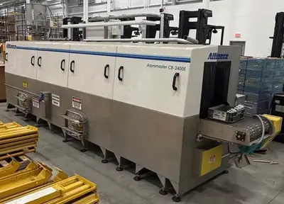 Alliance #Aquamaster-CB-2400E, 3 stage pass thru parts washer, 24" width belt x 24" tunnel H, 48" wash, 24" - Image 5