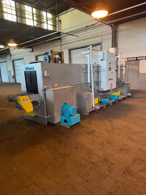 Alliance #Aquamaster-CB-2400E, 3 stage pass thru parts washer, 24" width belt x 24" tunnel H, 48" wash, 24" - Image 8