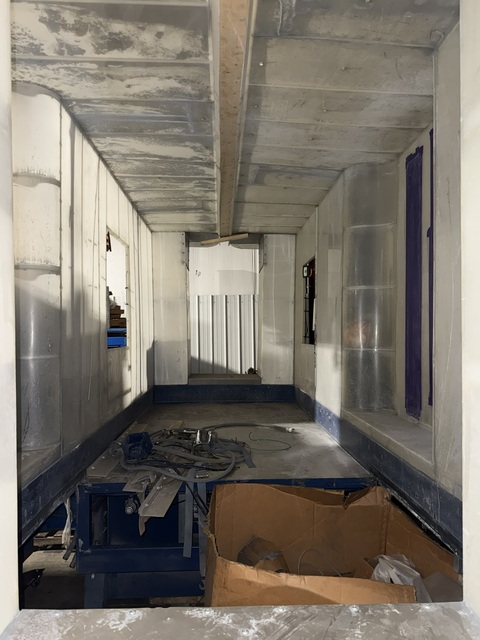 Nordson #Horizon-400, downdraft powder coating booth, 36" width x 66" H part opening - Image 3