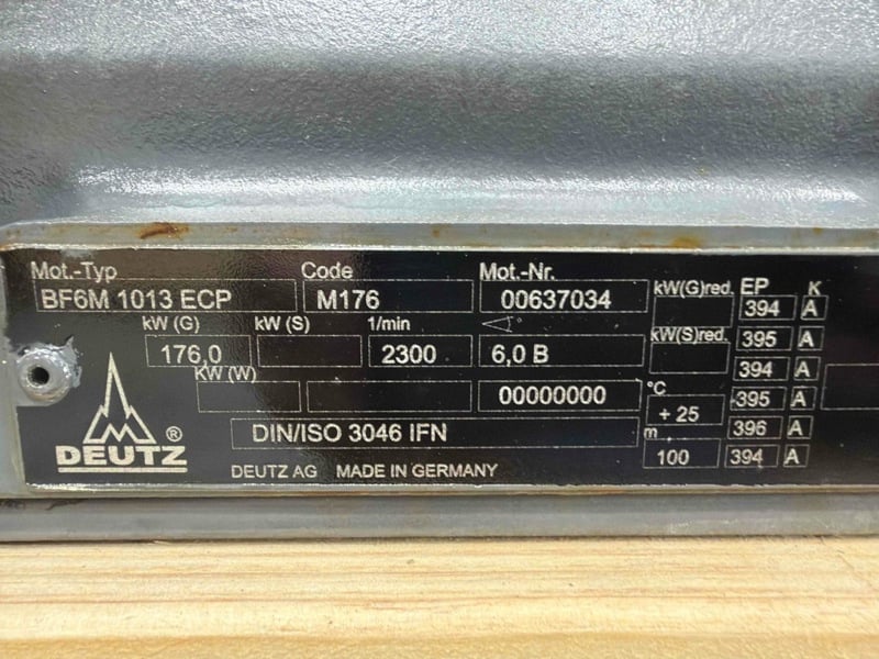 236 HP Deutz #BF6M1013ECP, engine, warranty - Image 4