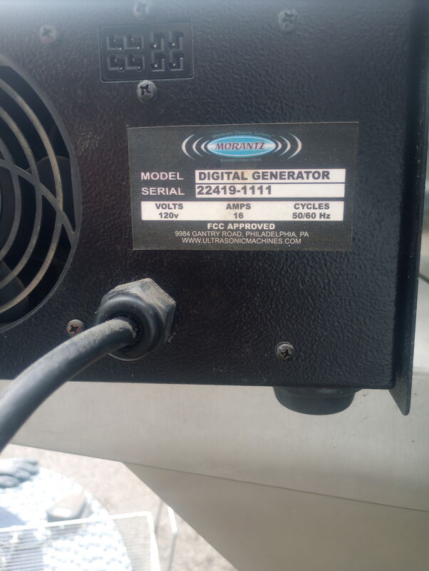 Morantz " The Brother" #Z-97, Ultrasonic parts cleaner, 97 gallon, 26" x40" x24" tank, casters - Image 3