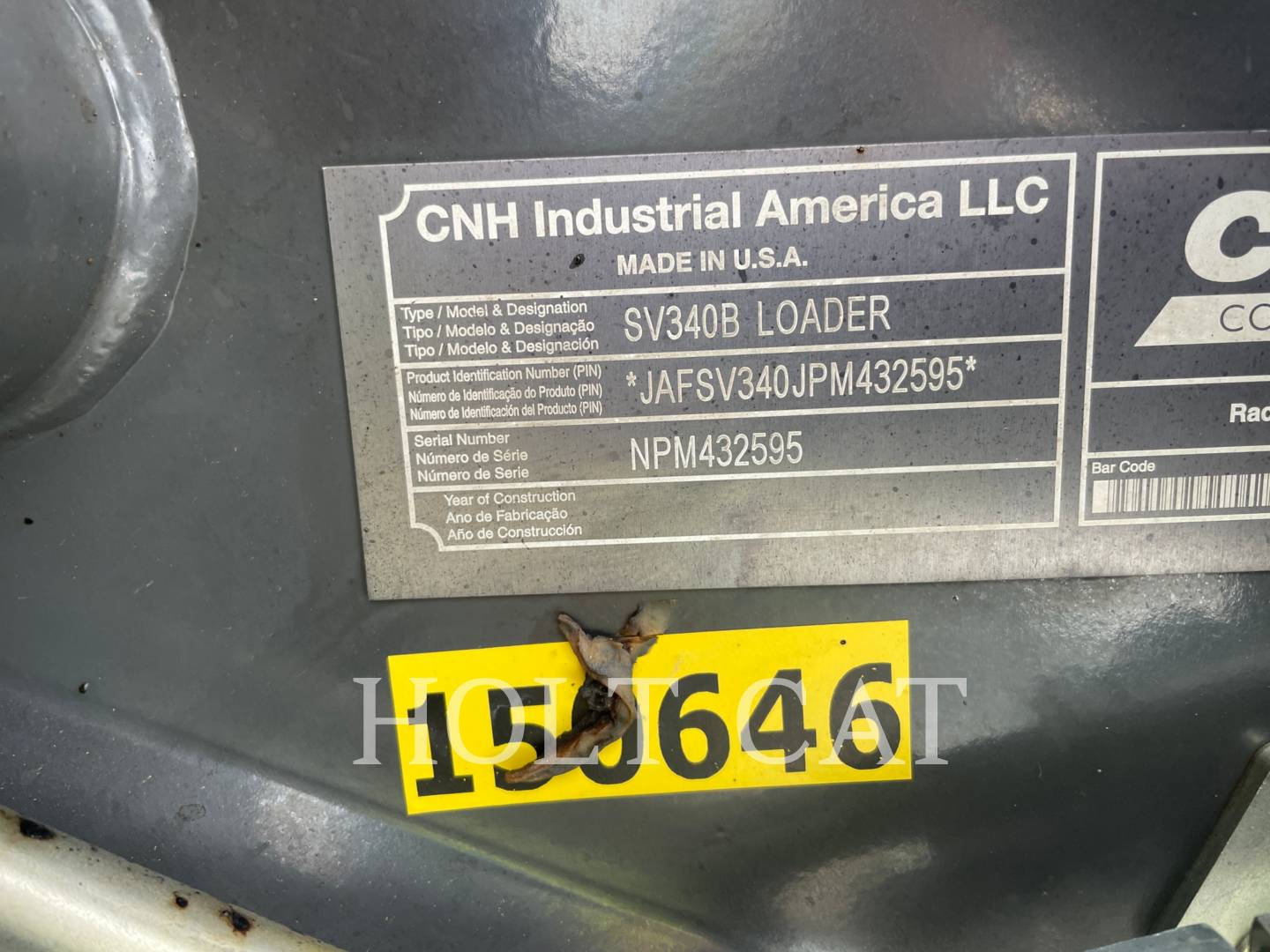 Case SV340B, Skid Steer Loader, 2681 hours, S/N: NPM432595, 2021 - Image 6