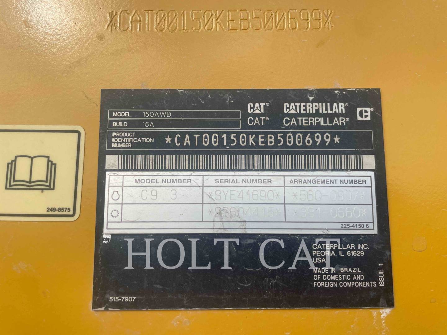 Caterpillar 150 AWD, Motor Grader, 9212 hours, S/N: EB500699, 2022 - Image 6