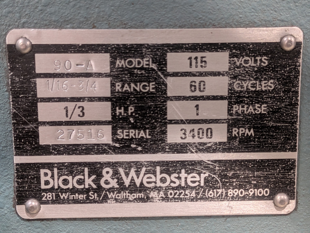 Black & Webster #Black-Diamond, Black And Webster drill bit sharpener - Image 10