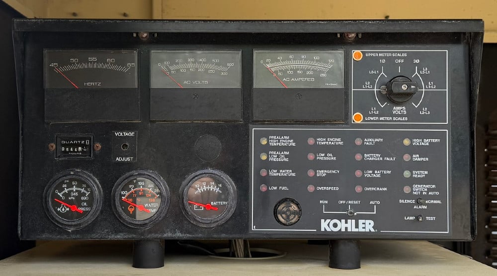 55 KW Kohler #50REOZJB, diesel generator set, 120/208 Volts, 3-phase, John Deere 4045TF150 engine - Image 4