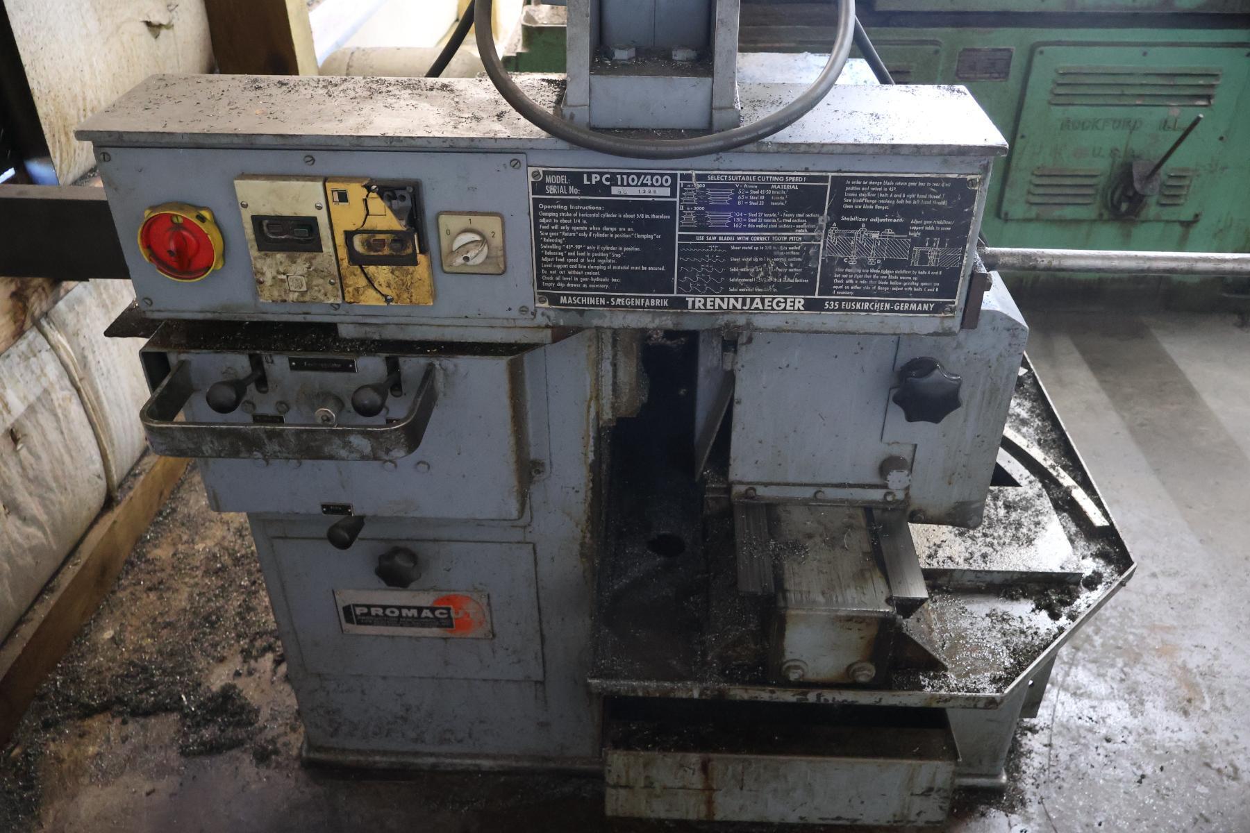 4.25" x 15.75" Maschinen Wagner #LPC-110/400, semi-auto mitering cold saw, 45&deg;-90&deg; miter, 15.75" blade - Image 6