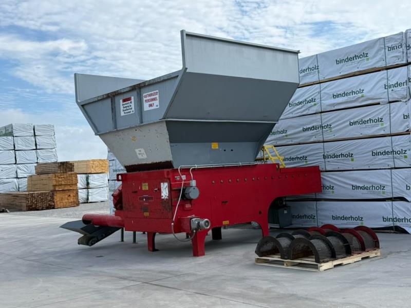 Cresswood #HF-60-75, vertical feed wood waste grinder, 78" x 60" chamber, 75 HP, 16" diameter x 60" rotor, 98 - Image 4