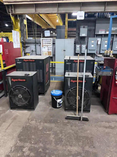 Messer #MPC2000, CNC dual head plasma table, 13' x 61' table, (2) Hypertherm 400 amp plasma, Global - Image 3