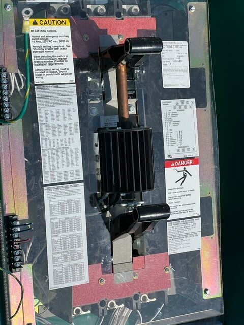 400 Amp. Cummins #OTPCC-6123463, automatic transfer switch, 480 Volts, 1/3 phase, 60 Hz., 3 poles, NEMA 1 - Image 9