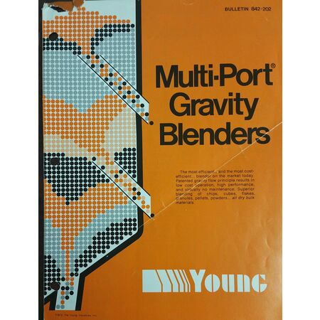 3740 gallon, Young Industries, Stainless Steel gravity blending silo bin, 500 cu.ft., 6' diameter x 17'-6" - Image 2