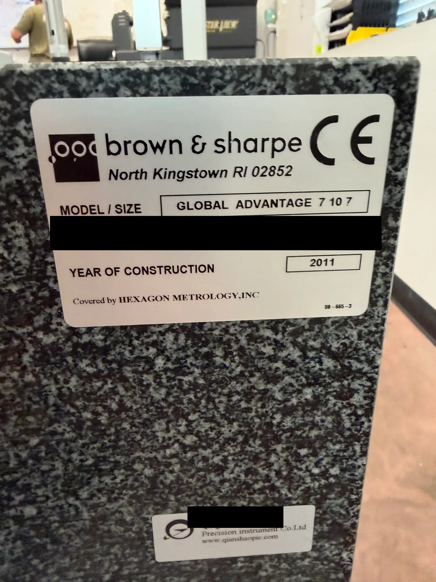 Brown & Sharpe #Global-Advantage-7.10.7, Coordinate Measuring Machine, 27.6" X, 39.4" Y, 27.6" Z, Renishaw - Image 2