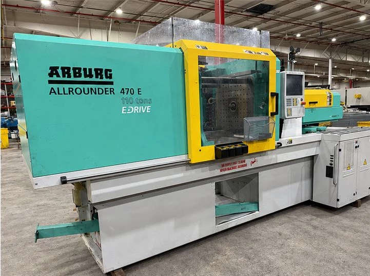 110 Ton, 2.7 oz., Arburg #Allrounder-470E-1000-170, Electric Injection Molding Machine, 19.6" max. mold - Image 2