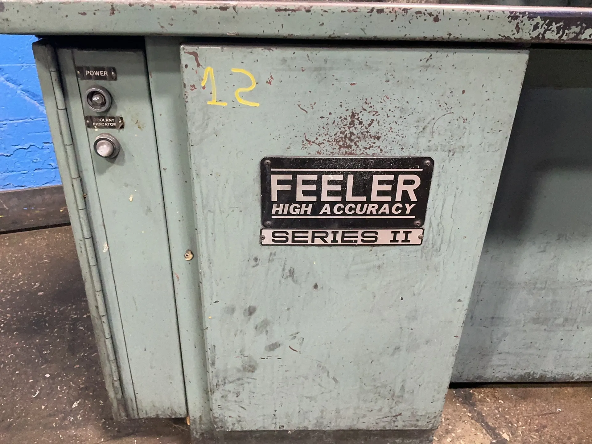 9" x 24" Feeler #FTL-618N, engine lathe, 1" bore, 1 HP, 3000 RPM, tailstock, compound rest, 1986 - Image 2