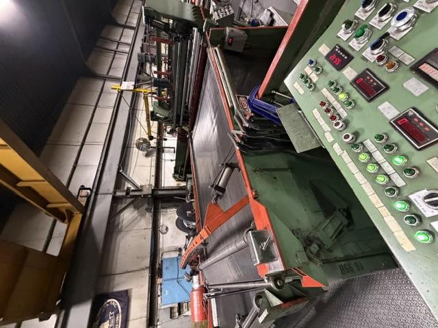 66" x .187" UMI, slitting line, 40,000 lb., .015" - .187" thick, 7" arbor, 2 slitter heads, 75 HP DC, 44,000 - Image 9