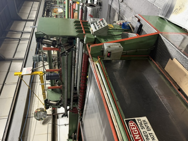 66" x .187" UMI, slitting line, 40,000 lb., .015" - .187" thick, 7" arbor, 2 slitter heads, 75 HP DC, 44,000 - Image 10