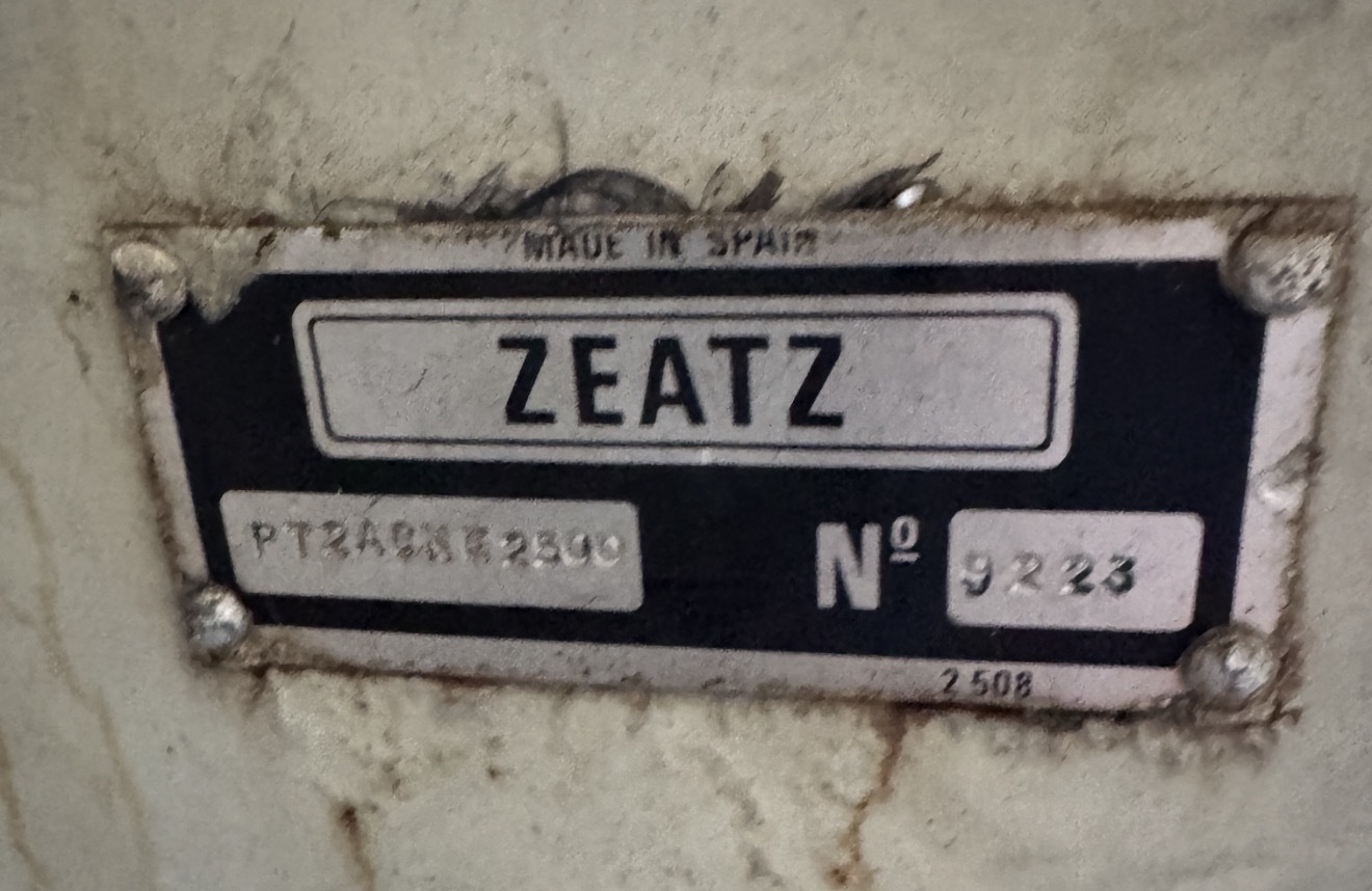 90.55" Zeatz #PT2-ACNE-2300, CNC Tilting Rotary Table, 2-axis, 360° rotation, 30°-90° tilt, 17,600-33,000 - Image 2