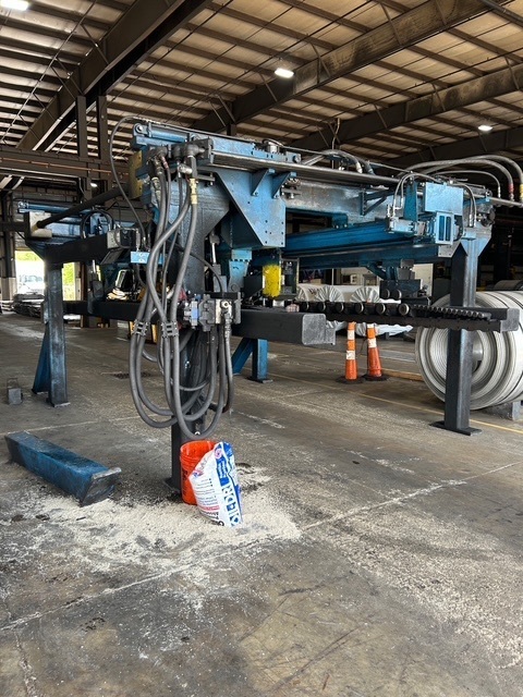 72" x 30,000 lb. Red Bud, sheet stacker, drop type, 20' max sheet length, (2) 121" lifting tables - Image 4