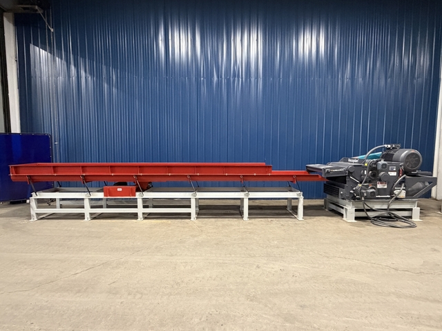 Vecoplan #VTH-85/12/2, horizontal wood grinder, 5" x 34" infeed opening, 5600 PPH, 390 RPM, 100 HP, (44) - Image 4
