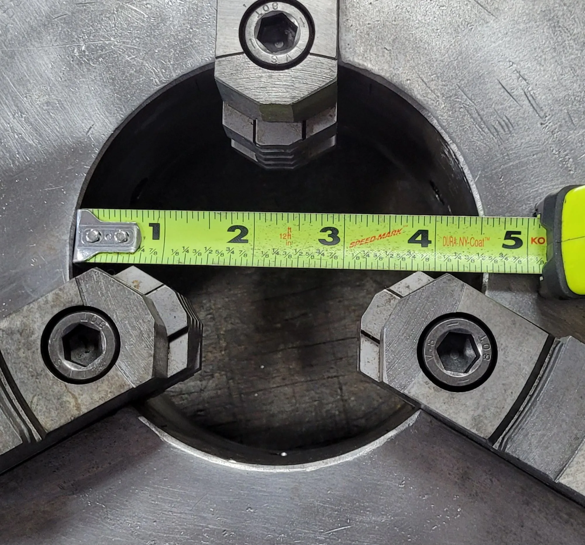 12" Pratt & Whitney Burnerd #9210-03215, 3-jaw scroll lathe chuck, plain back - Image 6