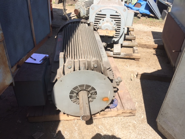 200 HP 1195 RPM General Electric, Frame 5011Z, TEFC, BB, 460 Volts - Image 1