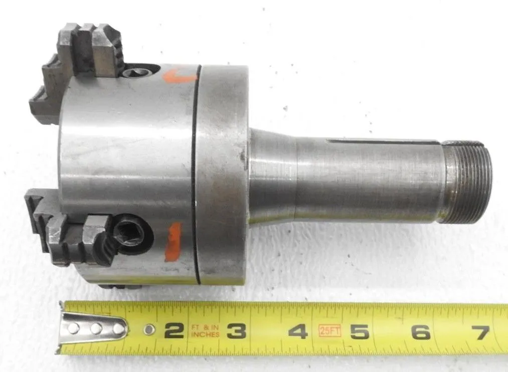 3" 4-jaw lathe chuck, 5C collet mount - Image 5