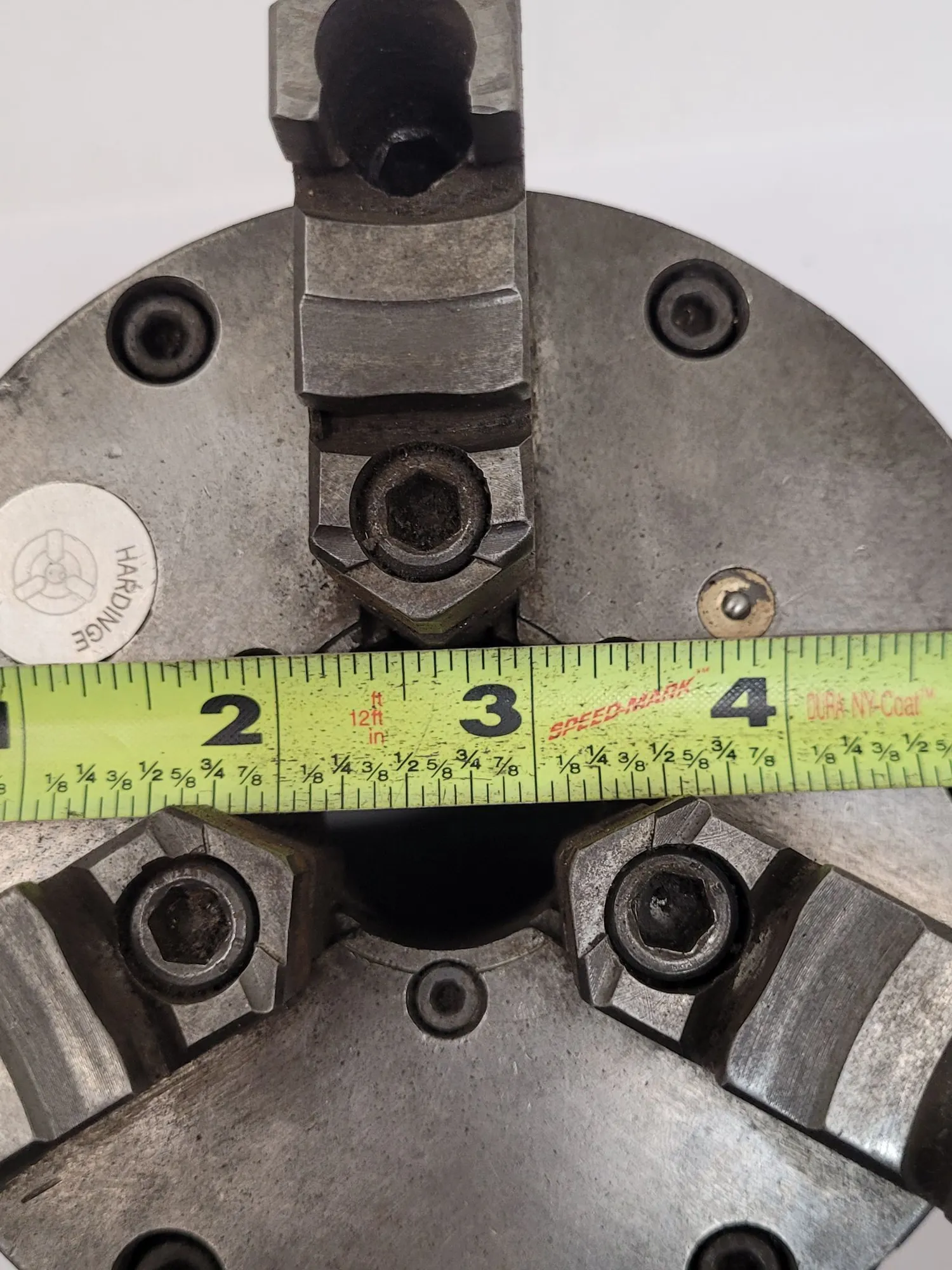 5" Hardinge, 3-jaw lathe chuck - Image 5