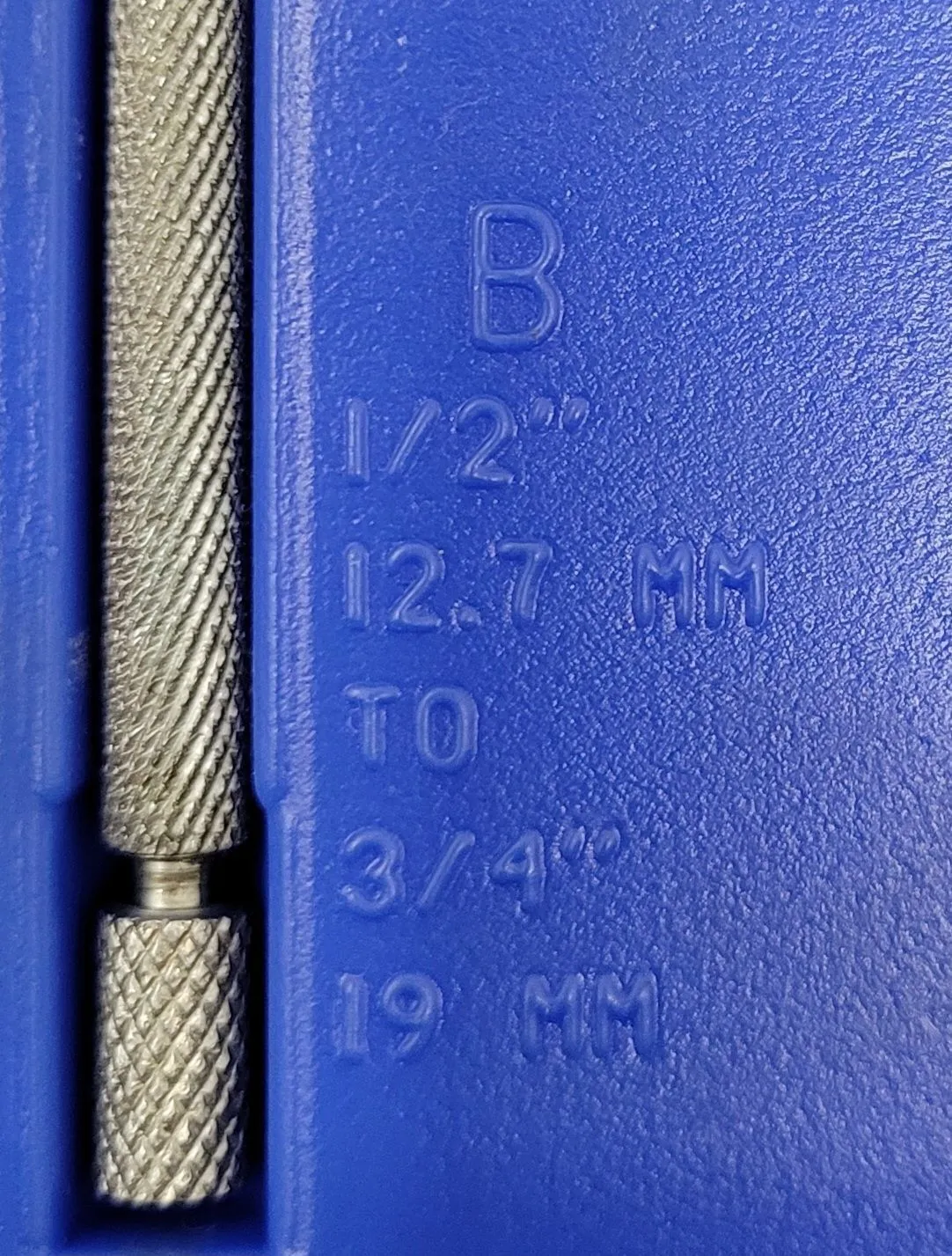 Accupro, telescope gauge set, gauges A, B, D, F present, missing C and E - Image 3