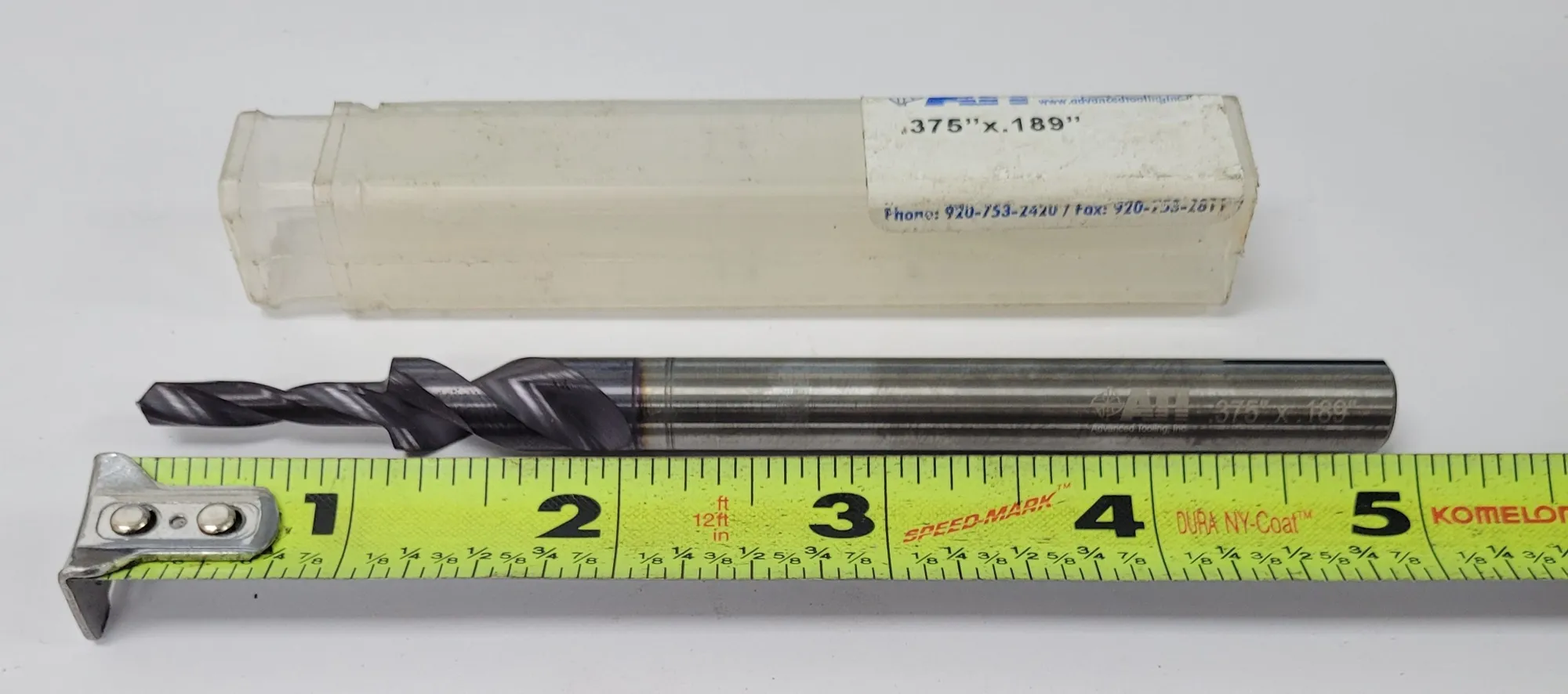 Advanced Tooling, .375" x .189" drill - Image 6