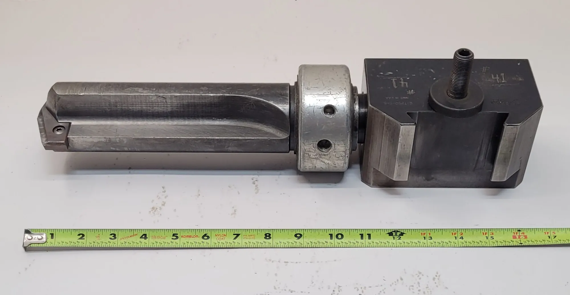 Allied Machine & Engineering #22050S-005I, straight flute insert spade drill, 5MT shank, 2.456" - 3.5079" - Image 4