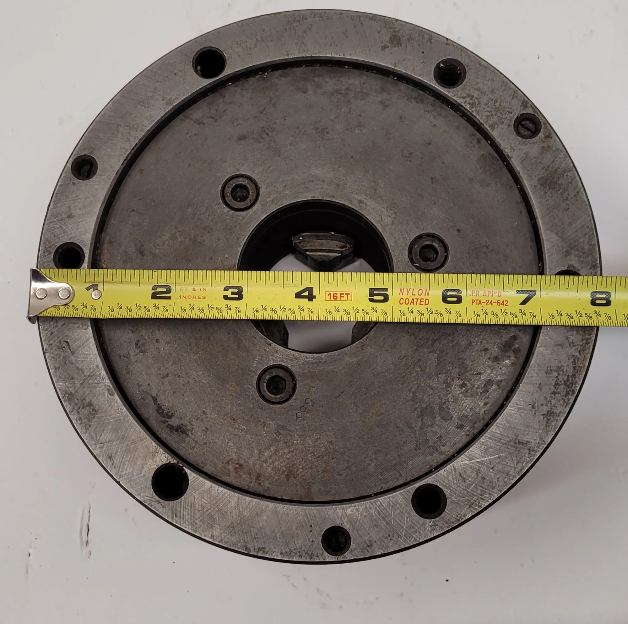 8" Bison, 3-jaw universal scroll lathe chuck, 2,500 max RPM - Image 5