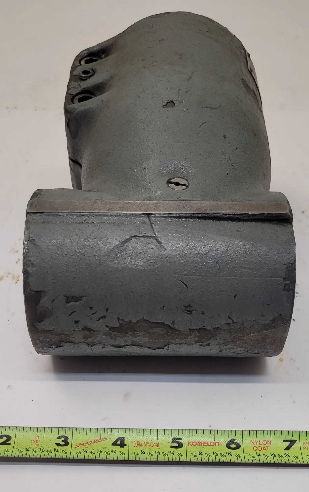 Bridgeport, right angle head, 3.39" bottom hole, 5" width x 8.25" H - Image 2