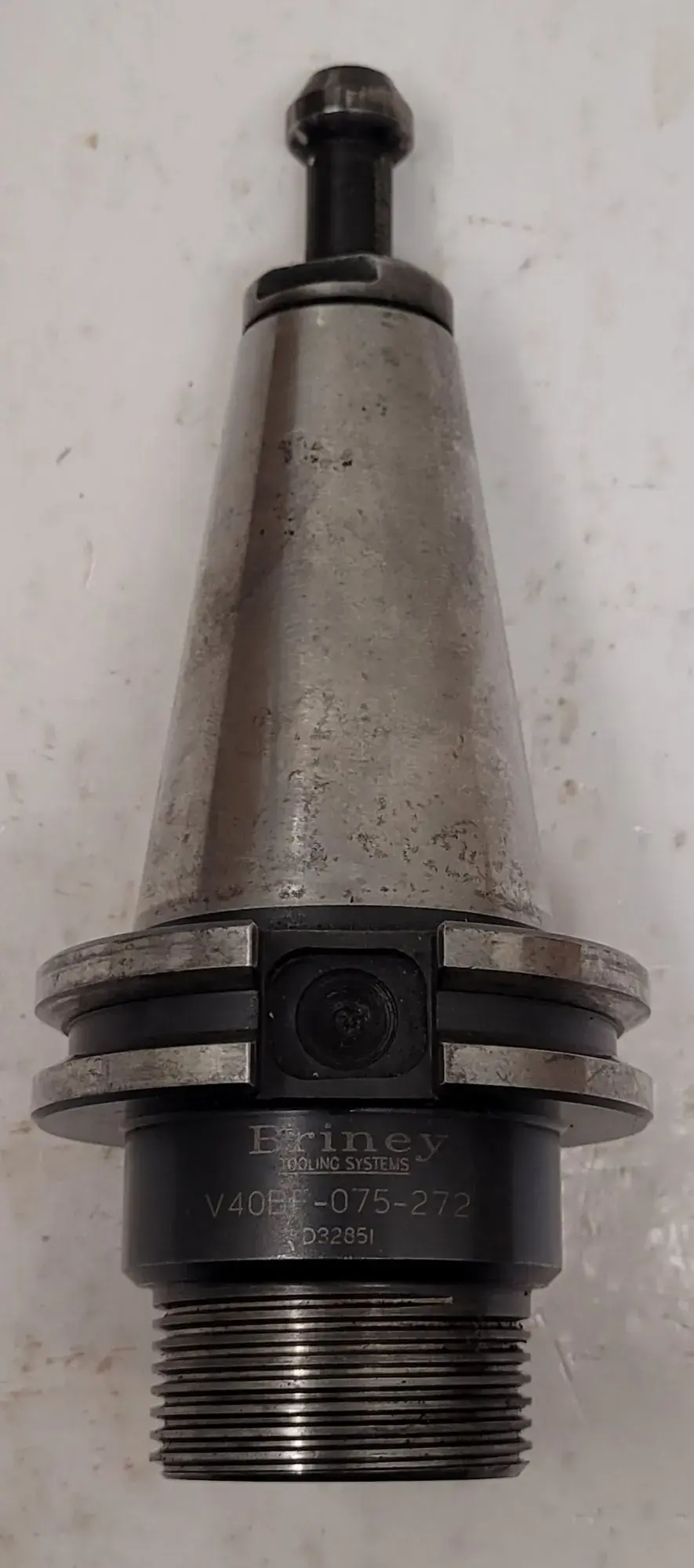 Briney #V40BF-075-272, CAT 40 collet chuck, 20,000 RPM max, 6-1/8" OAL - Image 3
